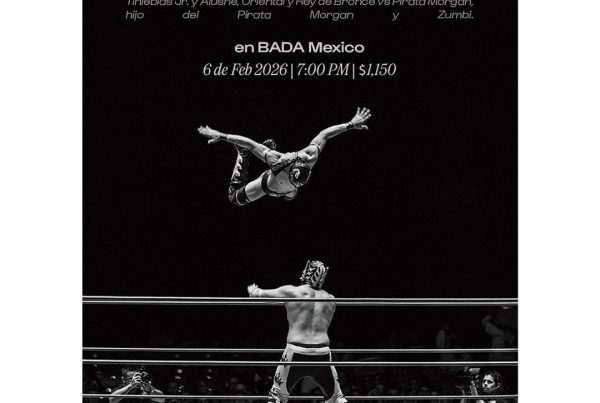 Subasta de arte + lucha libre en vivo, dentro de BADA México.